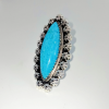 Sleeping Beauty Turquoise Ring 925 Sterling Silver Ring-245