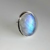 Natural Rainbow Moonstone Ring Ring-390