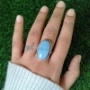 Blue Opal Ring RING-610
