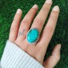 Turquoise Oval  Ring RING-692