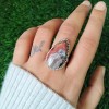 Crazy lace Agate Ring RING-704