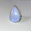 Moonstone Pear Ring RING-598