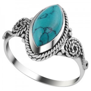 925 Sterling silver Ring with semi precious stones CST-RING-134