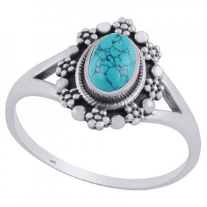 925 Sterling silver Ring with semi precious stones CST-RING-160