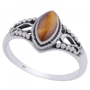 925 Sterling silver Ring with semi precious stones CST-RING-164