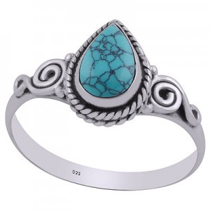 925 Sterling silver Ring with semi precious stones CST-RING-271