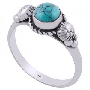 925 Sterling silver Ring with semi precious stones CST-RING-290