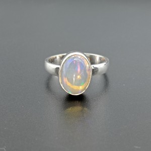 925 Sterling Silver Opal Ring EOPAL-Ring-17