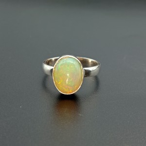 925 Sterling Silver Opal Ring EOPAL-Ring-21