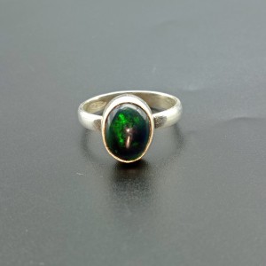 925 Sterling Silver Opal Ring EOPAL-Ring-64-4