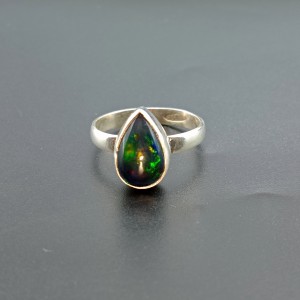 925 Sterling Silver Opal Ring EOPAL-Ring-71-12