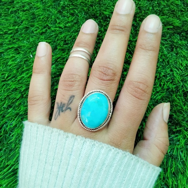 Sydney Ring | Turquoise - FINAL SALE | Turquoise rings, Silver turquoise,  Turquoise sterling silver